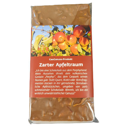 GeoGenuss Chocolatier Praetsch Tafel Vollmilch "Zarter Apfeltraum" á 100 g