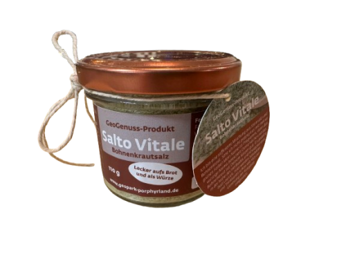 GeoGenuss Feldversuch Leben Salto Vitale Bohnenkrautsalz 110 g